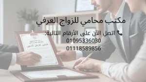 مكتب محامي زواج عرفي يقدم عقود زواج عرفي بسرية وأمان قانوني